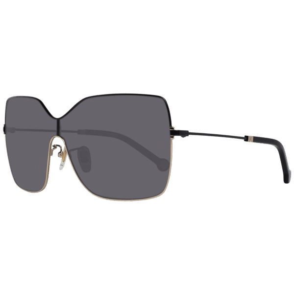 Carolina Herrera Monoscheibe Sonnenbrille SHE175 99301 in Schwarz – 45° Seitenansicht