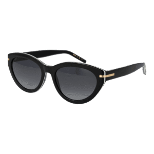 Boss Katzenaugen Sonnenbrille BOSS 1779/S 55P569O in Schwarz – 45° Seitenansicht