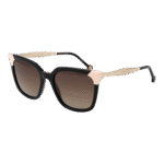 Carolina Herrera Rechteck Sonnenbrille HER 0308/S 53807HA in Schwarz – 45° Seitenansicht