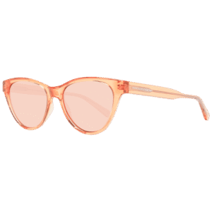Benetton Schmetterling Sonnenbrille BE5044 54302 in Orange – 45° Seitenansicht