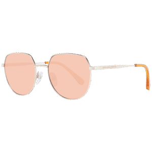 Benetton Quadrat Sonnenbrille BE7029 51402 in Gold – 45° Seitenansicht