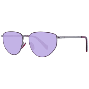 Benetton Oval Sonnenbrille BE7033 56761 in Lila – 45° Seitenansicht