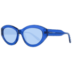 Benetton Oval Sonnenbrille BE5050 53696 in Blau – 45° Seitenansicht