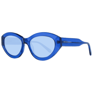 Benetton Oval Sonnenbrille BE5050 53696 in Blau – 45° Seitenansicht