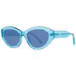 Benetton Katzenaugen Sonnenbrille BE5050 53111 in Türkis – 45° Seitenansicht