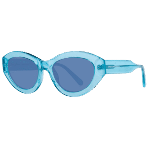 Benetton Katzenaugen Sonnenbrille BE5050 53111 in Türkis – 45° Seitenansicht