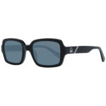 Benetton Rechteck Sonnenbrille BE5056 52001 in Schwarz – 45° Seitenansicht