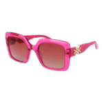 Benetton Quadrat Sonnenbrille BE5080 53295 in Rosa – 45° Seitenansicht