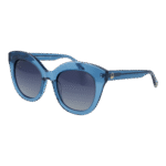 Benetton Katzenaugen Sonnenbrille BE5090 53649 in Blau – 45° Seitenansicht