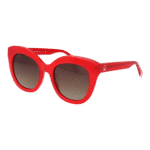 Benetton Katzenaugen Sonnenbrille BE5090 53255 in Rot – 45° Seitenansicht