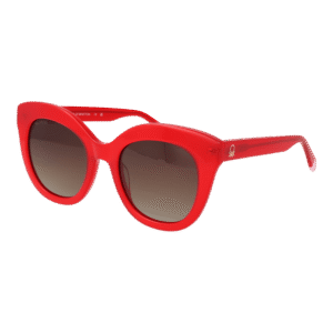 Benetton Katzenaugen Sonnenbrille BE5090 53255 in Rot – 45° Seitenansicht
