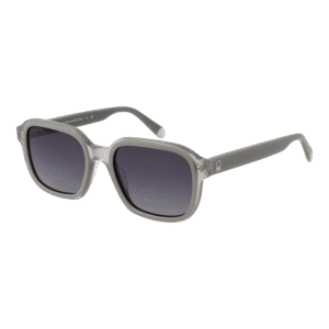 Benetton Quadrat Sonnenbrille BE5071 52912 in Grau – 45° Seitenansicht