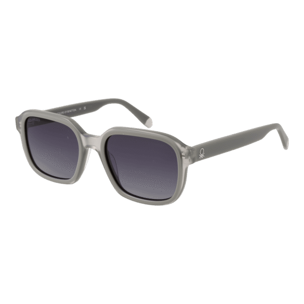 Benetton Quadrat Sonnenbrille BE5071 52912 in Grau – 45° Seitenansicht