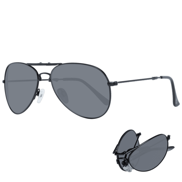 Aviator Sonnenbrille AVGSR 635BK – 45° Seitenansicht Aviator Pilotenbrille Sonnenbrille AVGSR 635BK in Schwarz – 45° Seitenansicht