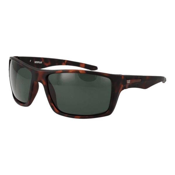Caterpillar Sport Sonnenbrille CTS-BLOCK 61102P in Braun – 45° Seitenansicht