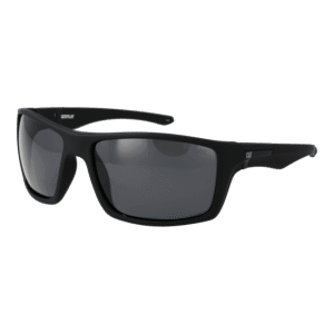 Caterpillar Sport Sonnenbrille CTS-BLOCK 61104P in Schwarz – 45° Seitenansicht