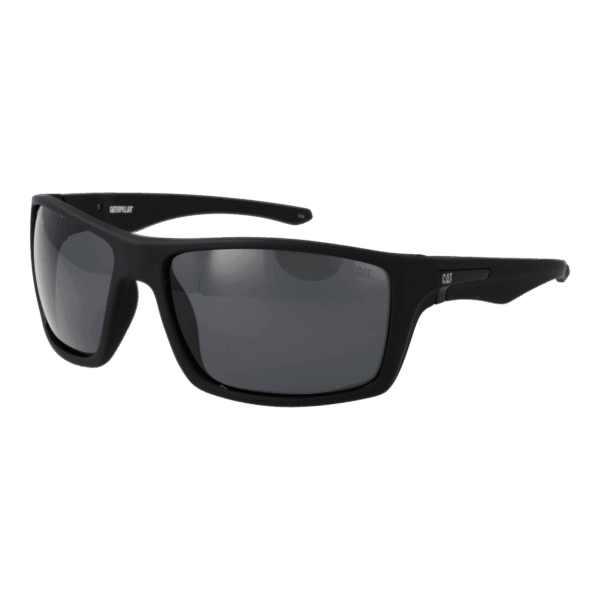 Caterpillar Sport Sonnenbrille CTS-BLOCK 61104P in Schwarz – 45° Seitenansicht