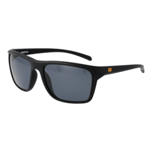 Caterpillar Rechteck Sonnenbrille CTS-8012 59104P in Schwarz – 45° Seitenansicht