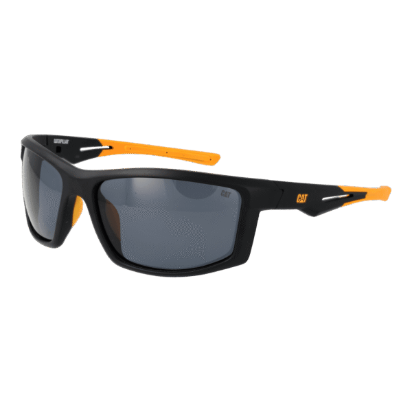 Caterpillar Sport Sonnenbrille CTS-8015 62104P in Schwarz – 45° Seitenansicht