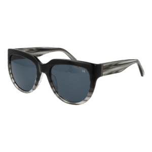 Botaniq Panto Sonnenbrille BIS-7001 55125 in Schwarz – 45° Seitenansicht