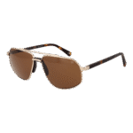 Botaniq Pilotenbrille Sonnenbrille BIS-7016 59001 in Gold – 45° Seitenansicht