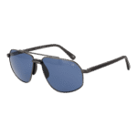 Botaniq Pilotenbrille Sonnenbrille BIS-7016 59005 in Grau – 45° Seitenansicht