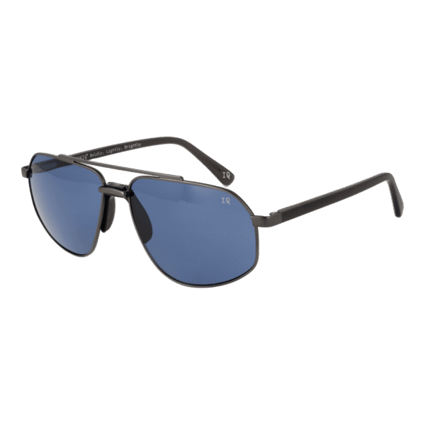 Botaniq Pilotenbrille Sonnenbrille BIS-7016 59005 in Grau – 45° Seitenansicht