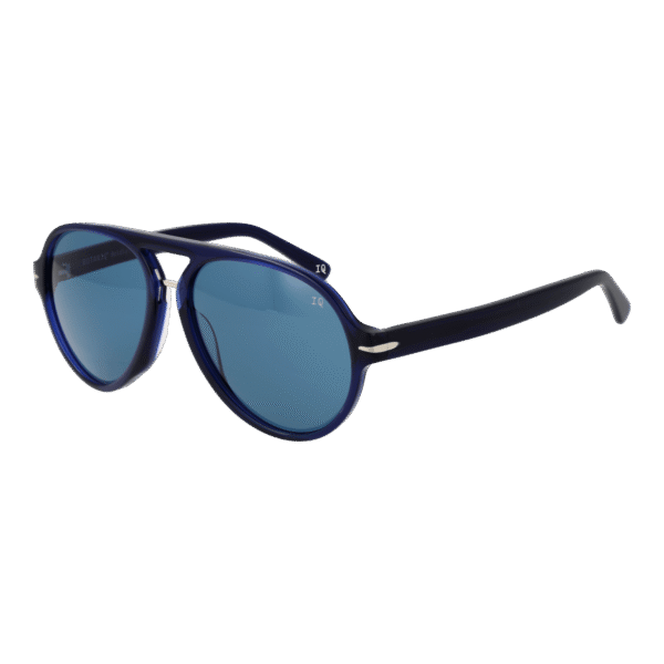 Botaniq Pilotenbrille Sonnenbrille BIS-7020 57105 in Blau – 45° Seitenansicht