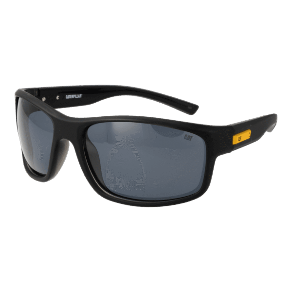 Caterpillar Sport Sonnenbrille CTS-8019 63104P in Schwarz – 45° Seitenansicht