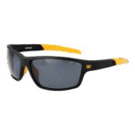 Caterpillar Rechteck Sonnenbrille CTS-8020 66104P in Schwarz – 45° Seitenansicht