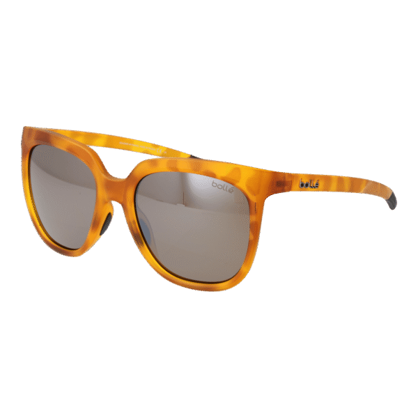 Bolle Quadrat Sonnenbrille BS028004 in Braun – 45° Seitenansicht
