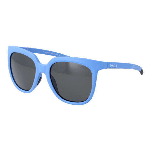 Bolle Quadrat Sonnenbrille BS028005 in Blau – 45° Seitenansicht