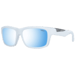 Bolle Rechteck Sonnenbrille 12183 Jude 57 in Weiß – 45° Seitenansicht