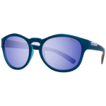 Bolle Rund Sonnenbrille 12349 Rooke 54 in Blau – 45° Seitenansicht
