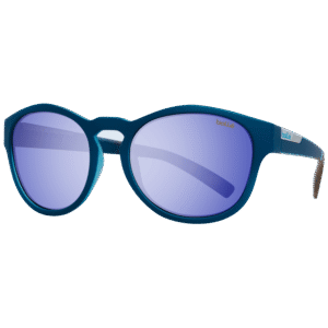 Bolle Rund Sonnenbrille 12349 Rooke 54 in Blau – 45° Seitenansicht