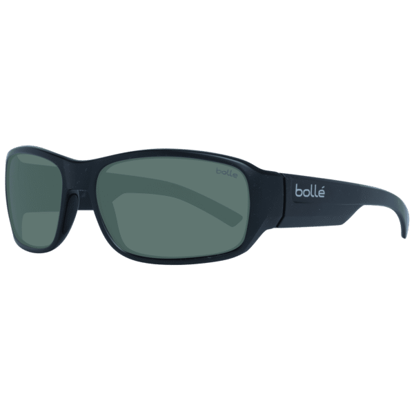 Bolle Rechteck Sonnenbrille 12379 Heron 55 in Schwarz – 45° Seitenansicht