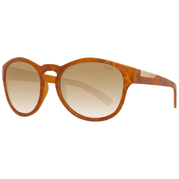Bolle Rund Sonnenbrille 12598 Rooke 54 in Braun – 45° Seitenansicht
