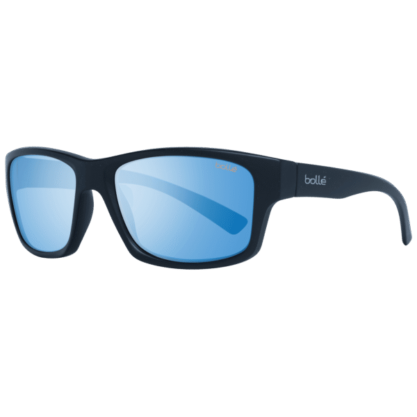 Bolle Trapez Sonnenbrille 12647 Holman 130 in Schwarz – 45° Seitenansicht