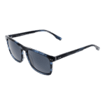 Bulget Quadrat Sonnenbrille BG9185M 56E02P in Blau – 45° Seitenansicht
