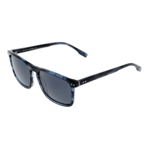 Bulget Quadrat Sonnenbrille BG9185M 56E02P in Blau – 45° Seitenansicht