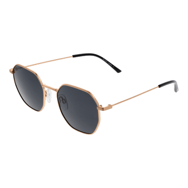 Bulget Geometric Sonnenbrille BG3318M 5304AP in Gold – 45° Seitenansicht