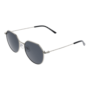 Bulget Geometric Sonnenbrille BG3319M 5303AP in Silber – 45° Seitenansicht