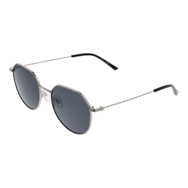 Bulget Geometric Sonnenbrille BG3319M 5303AP in Silber – 45° Seitenansicht