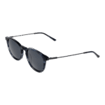 Bulget Panto Sonnenbrille BG9194M 52E02P in Blau – 45° Seitenansicht