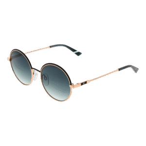 Bulget Rund Sonnenbrille BGY3009 4912A in Gold – 45° Seitenansicht