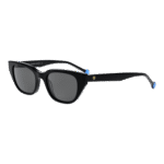 Bulget Schmetterling Sonnenbrille BGY9005 48A01 in Schwarz – 45° Seitenansicht