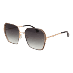 Bulget Quadrat Sonnenbrille BG3328 5901A in Braun – 45° Seitenansicht