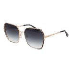 Bulget Rechteck Sonnenbrille BG3328 5909A in Gold – 45° Seitenansicht