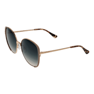 Bulget Katzenaugen Sonnenbrille BG3329 5901A in Gold – 45° Seitenansicht