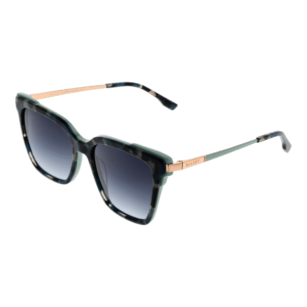 Bulget Quadrat Sonnenbrille BG9200 54G22 in Mehrfarbig – 45° Seitenansicht